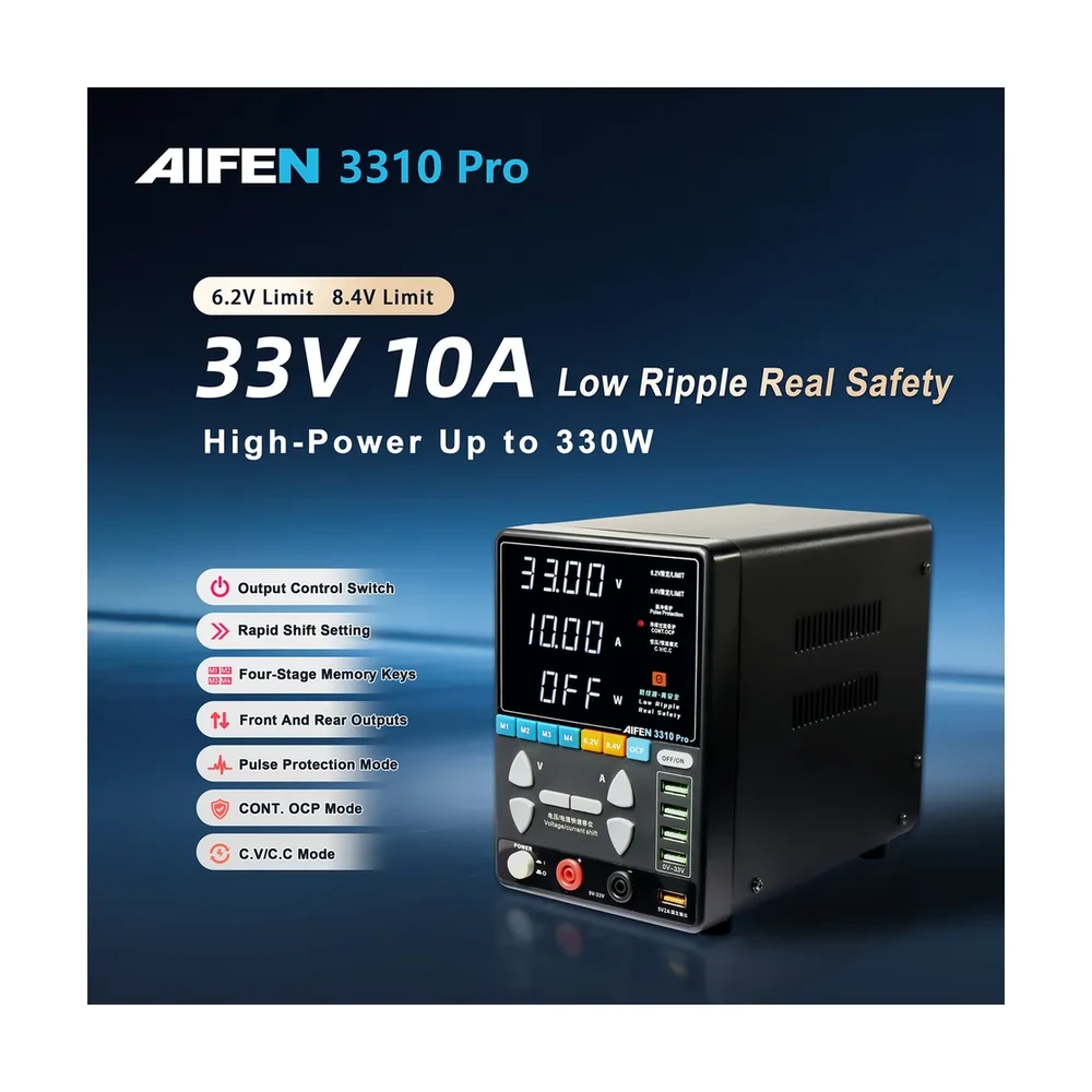 AIFEN 3310 Pro laboratoriya enerji mənbəyi