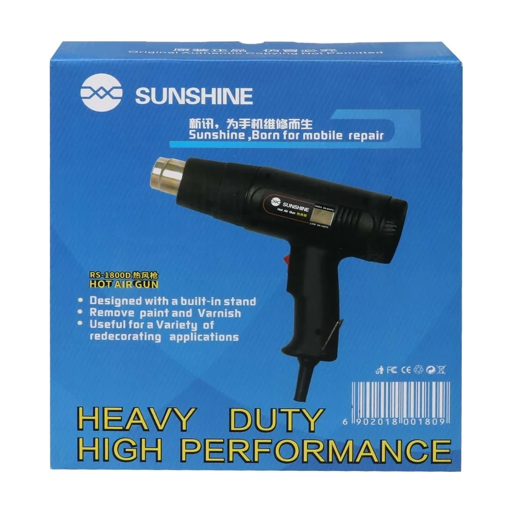 SUNSHINE RS-1800D rəqəmsal isti hava feni